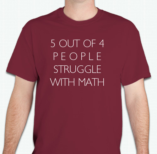 Math T-Shirts design