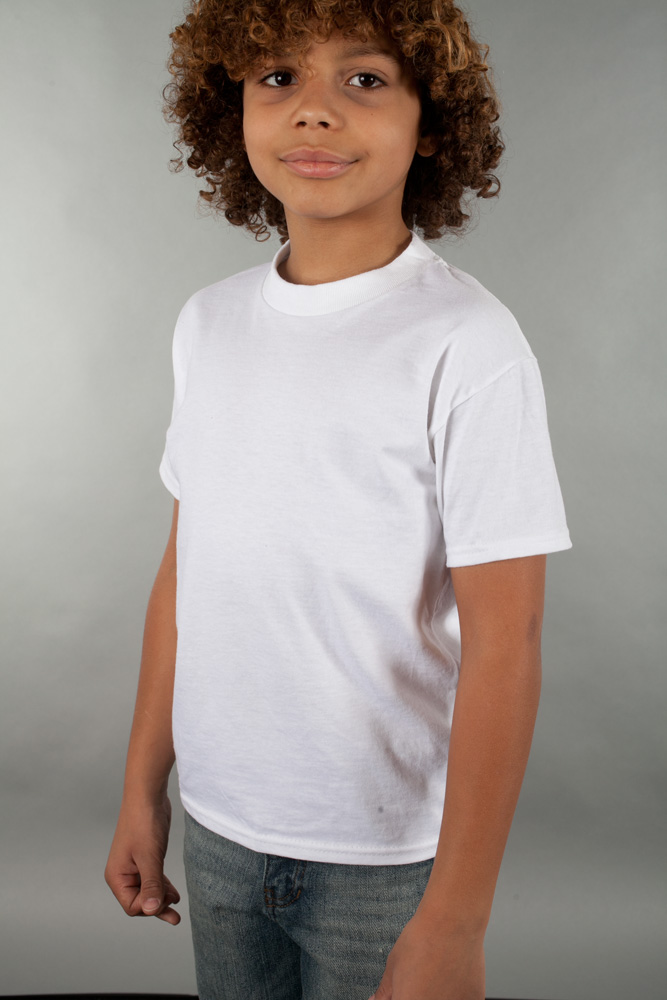 Hanes Youth Beefy T view