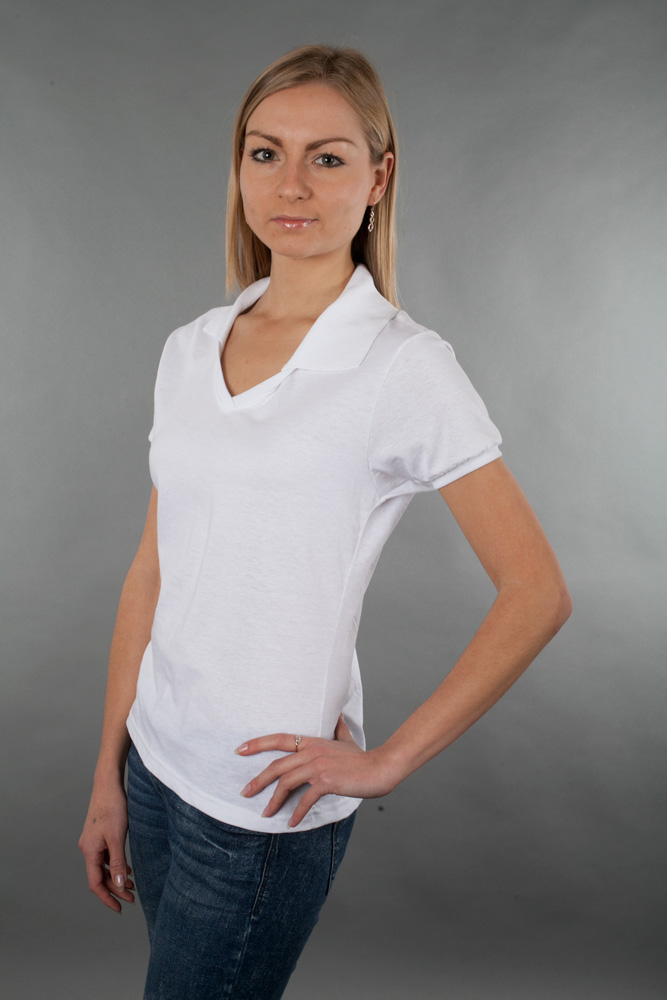 Jerzees Ladies 5.6 oz. 50/50 Jersey Polo with SpotShield view