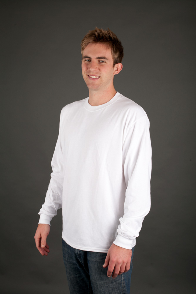 Hanes Long Sleeve Tagless T-Shirt view