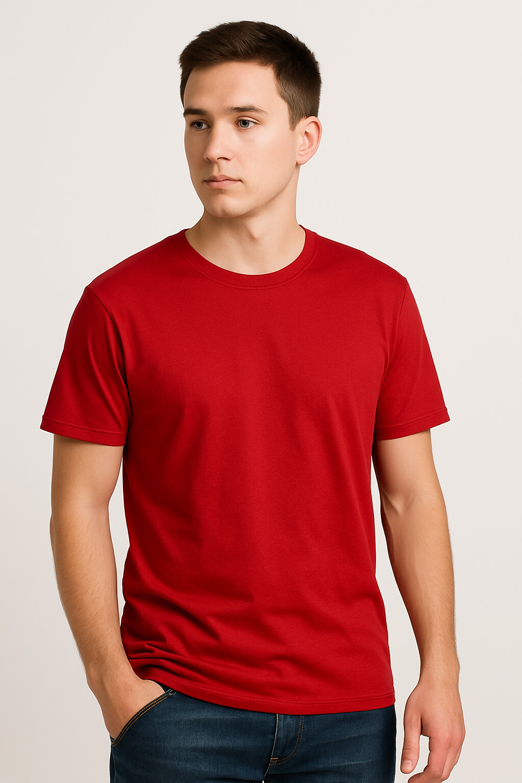 Alternative Apparel Mens Basic Crew T-shirt view