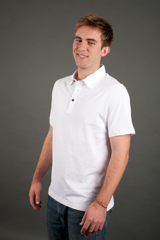 Canvas Mens 4.2 oz. Short-Sleeve Three-Button Jersey Polo view