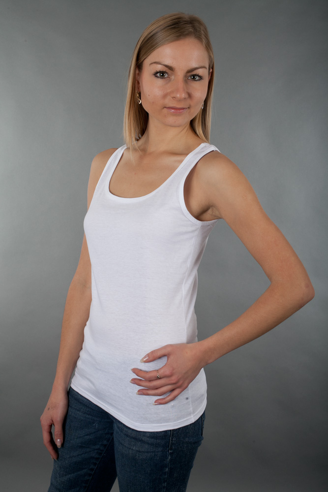 Gildan Ladies 4.5 oz. SoftStyle Junior Fit Tank Top view