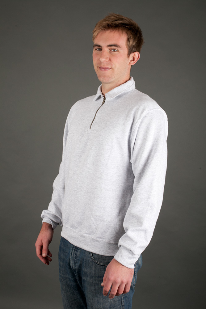 Jerzees Quarter-Zip Pullover Sweatshirt view