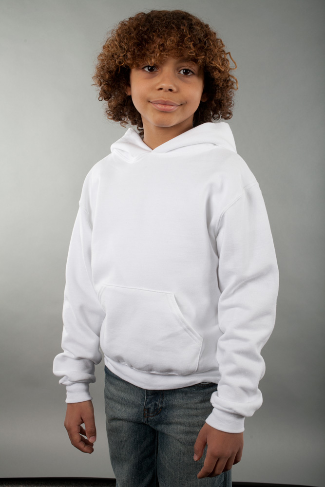Jerzees Youth 50/50 Hooded Sweatshirt view