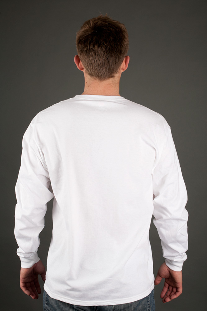 Hanes Tagless Long-Sleeve T-Shirt w/ Pocket view