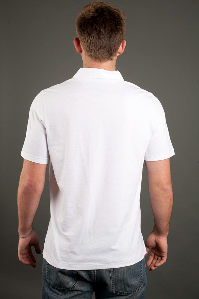 Canvas Mens 4.2 oz. Short-Sleeve Three-Button Jersey Polo view