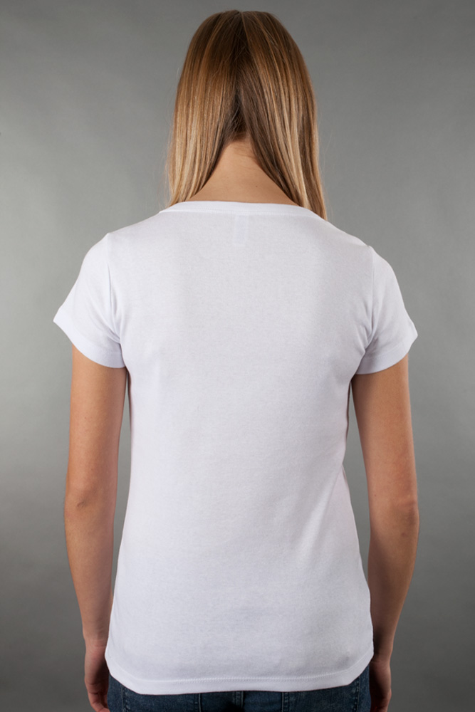 Bella Ladies Margot Sheer Rib Scoop Neck view