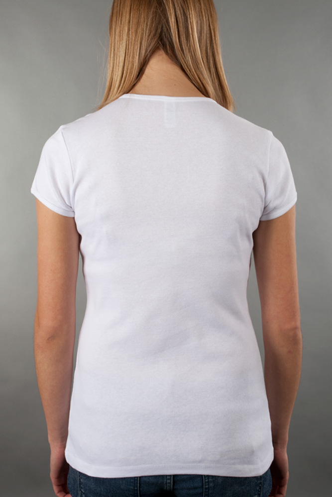 Bella Ladies Cotton/Spandex Crew Neck view