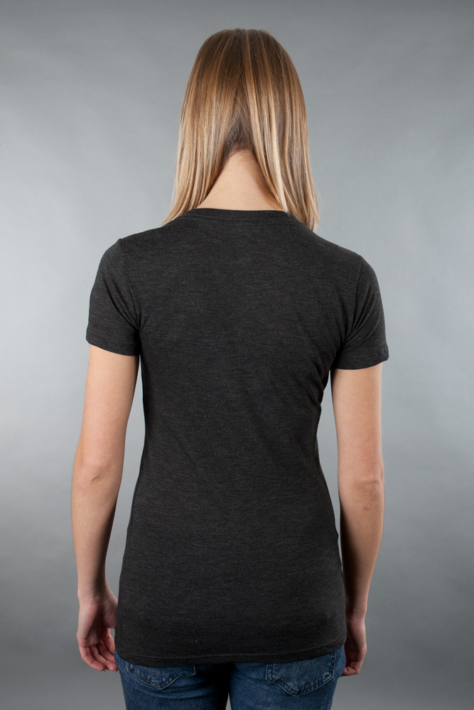 Bella Ladies 3.4 oz. Triblend Deep V-Neck view