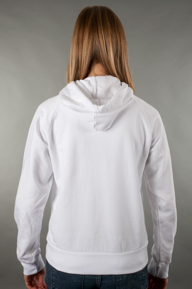 Bella Ladies 7.5 oz. Full-Zip Raglan Hoodie view