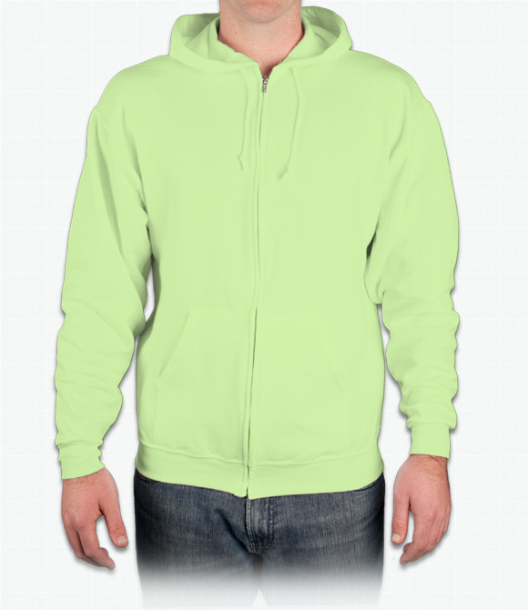 Custom Sweatshirts - Jerzees Jerzees Zip Front Hoodie