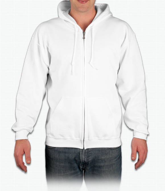 Custom Sweatshirts - Gildan Gildan 9.3 oz. DryBlend 50/50 Full-Zip Hood