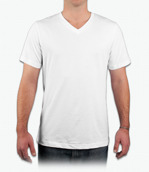 Custom T-Shirts - Bella Canvas Canvas Delancey V-Neck T-Shirt