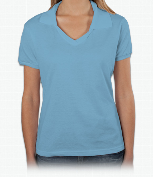 Custom Jerzees - Jerzees Jerzees Ladies 5.6 oz. 50/50 Jersey Polo with SpotShield