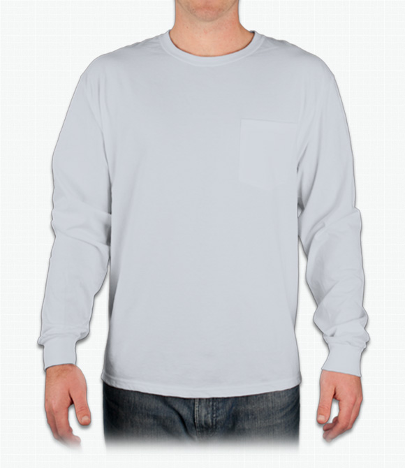 Custom T-Shirts - Hanes Hanes Tagless Long-Sleeve T-Shirt w/ Pocket