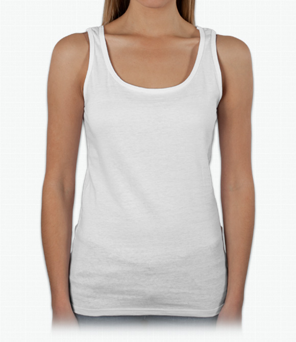 Custom Womens Custom Shirts - Gildan Gildan Ladies 4.5 oz. SoftStyle Junior Fit Tank Top