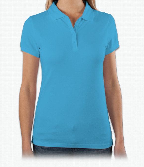 Custom Womens Custom Shirts - Bella Canvas Bella Ladies 5.6 oz. Cotton/Spandex Mini Pique Polo