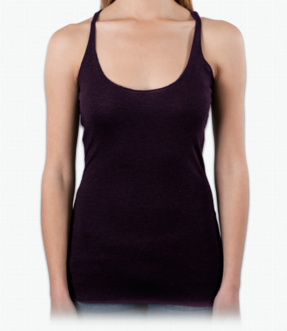 Custom Womens Custom Shirts - Bella Canvas Bella Ladies 3.4 oz. Triblend Racerback Tank