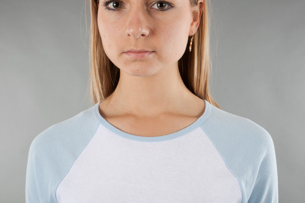 Bella Ladies 5.8 oz. 1x1 Baby Rib 3/4-Sleeve Contrast Raglan T-Shirt view