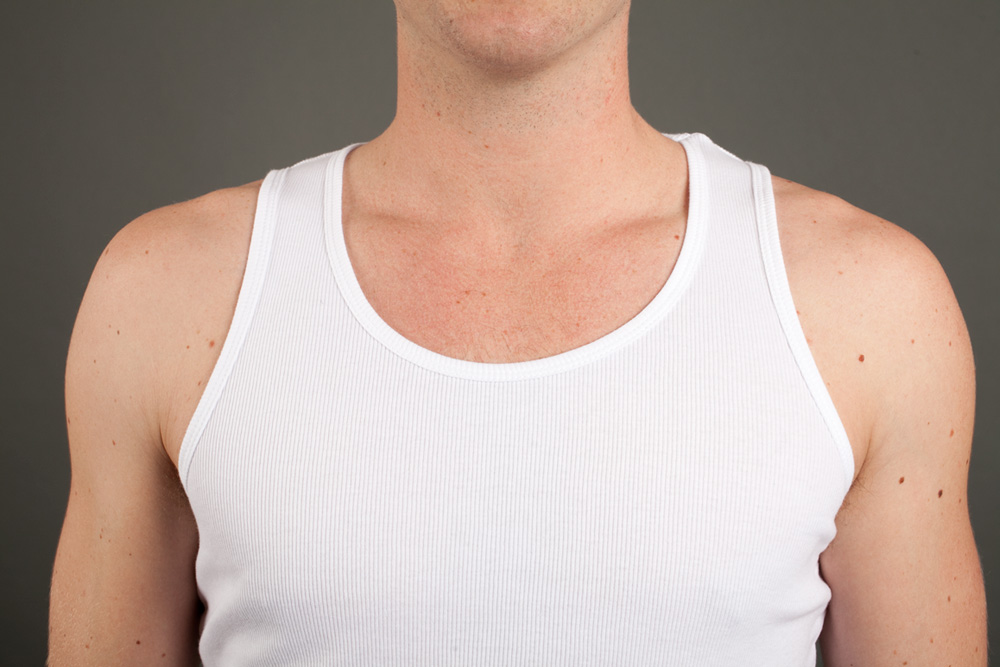 Canvas Mens Rib Tank view