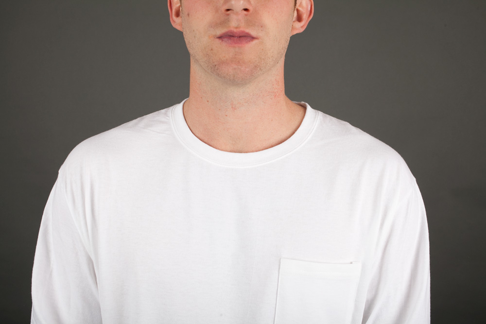 Hanes Tagless Long-Sleeve T-Shirt w/ Pocket view