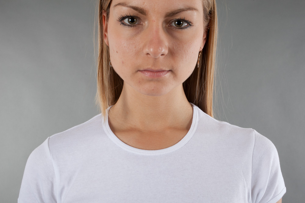 Bella Ladies Cotton/Spandex Crew Neck view