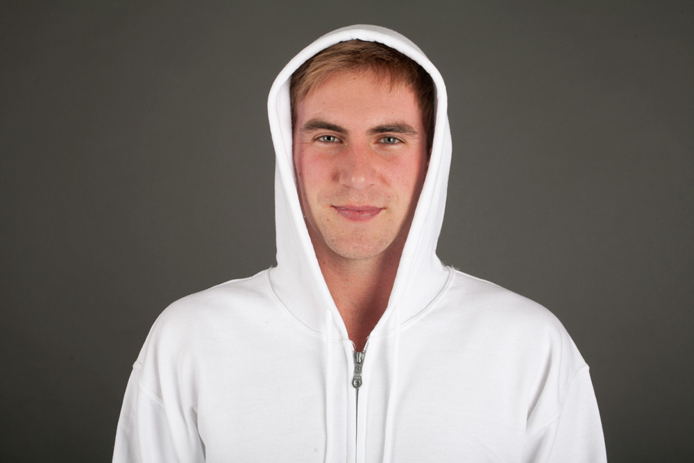 Gildan 9.3 oz. DryBlend 50/50 Full-Zip Hood view