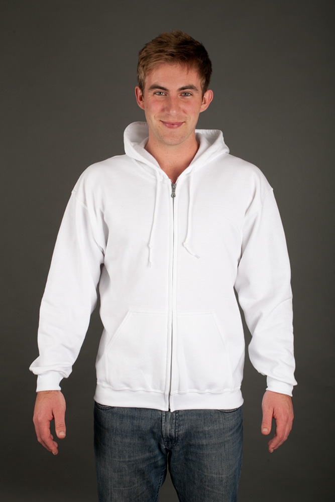 Gildan Zip Front Hoodie view