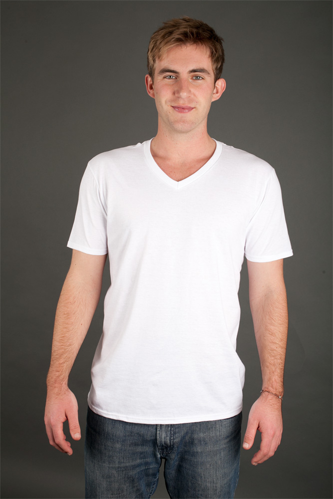 Gildan SoftStyle V-Neck T-Shirt view
