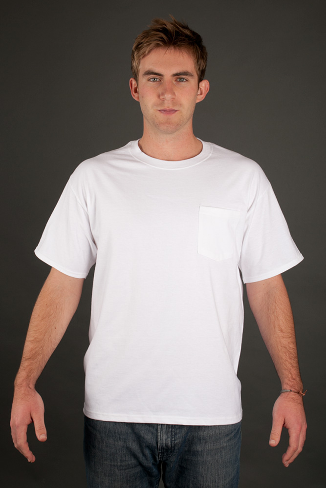 Hanes Beefy T w/ Pocket view