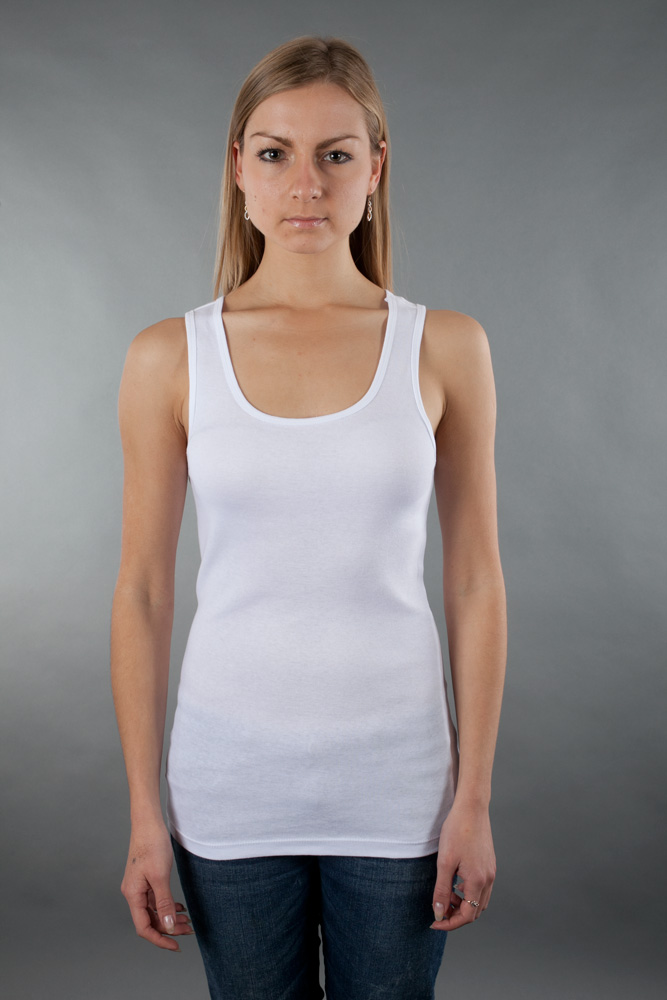 Bella Ladies Wide Strap Tank view