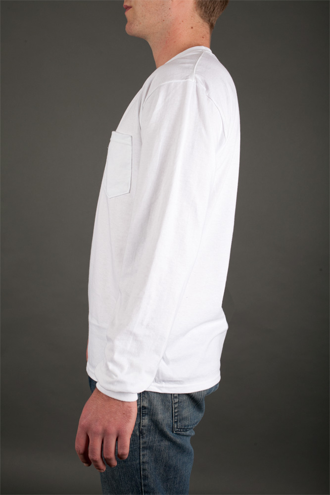 Gildan Ultra Cotton Long-Sleeve T-Shirt w/ Pocket view