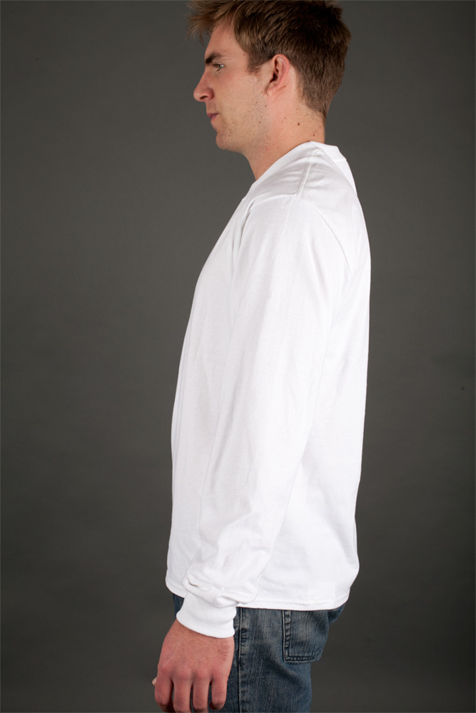 Hanes Long Sleeve Tagless T-Shirt view