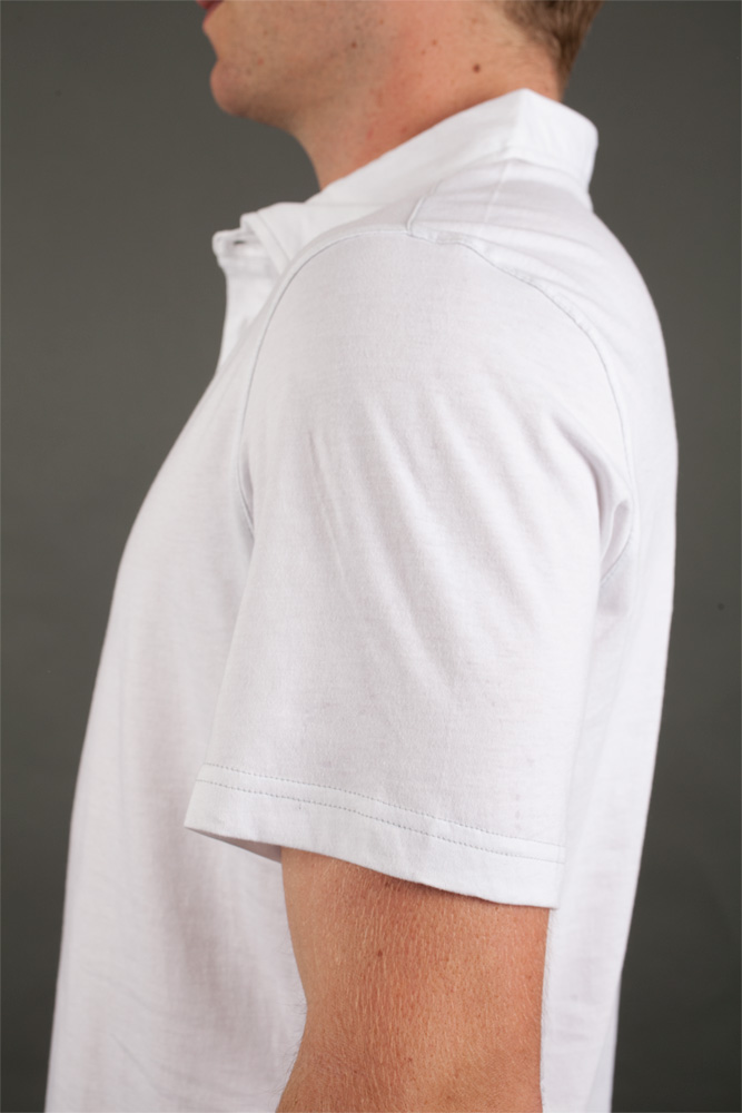 Canvas Mens 4.2 oz. Short-Sleeve Three-Button Jersey Polo view
