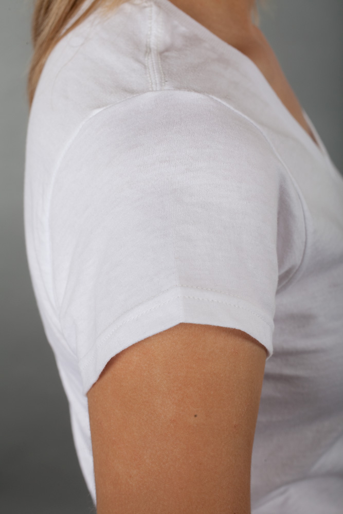 Gildan Ladies 4.5 oz. SoftStyle Junior Fit V-Neck T-Shirt view