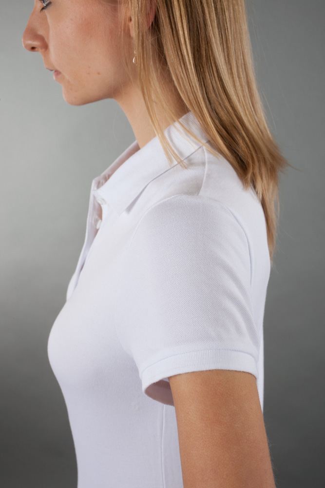 Bella Ladies 5.6 oz. Cotton/Spandex Mini Pique Polo view