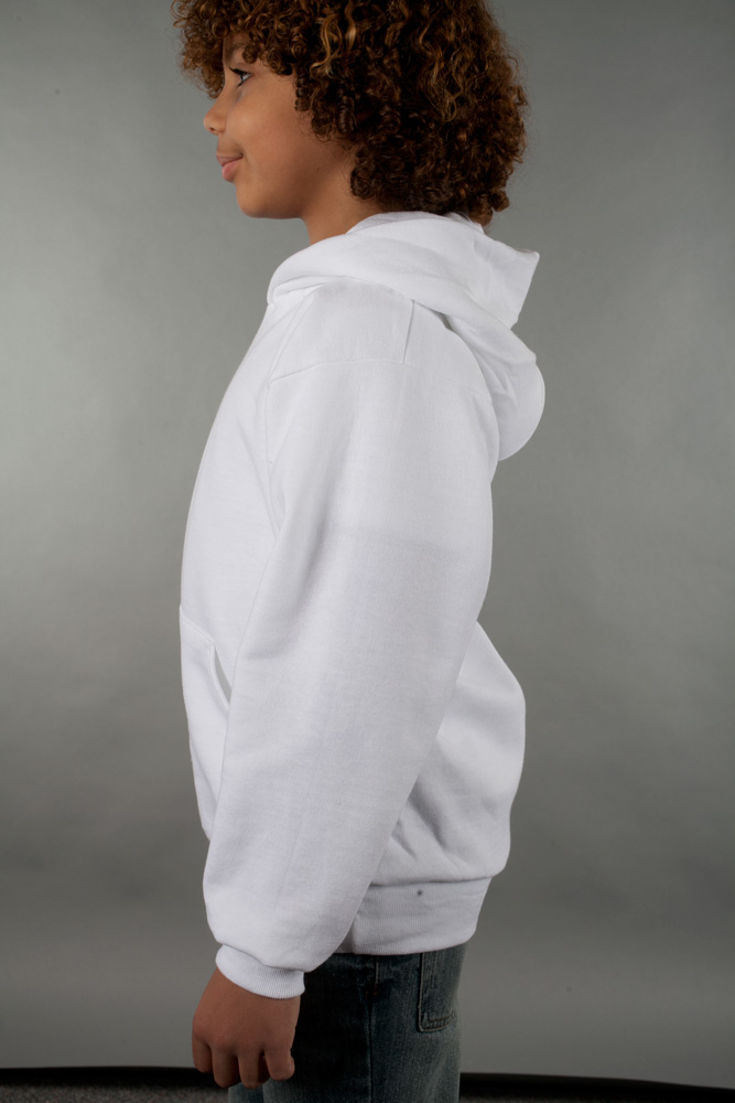 Hanes Youth 50/50 Hooded Sweatshirt view