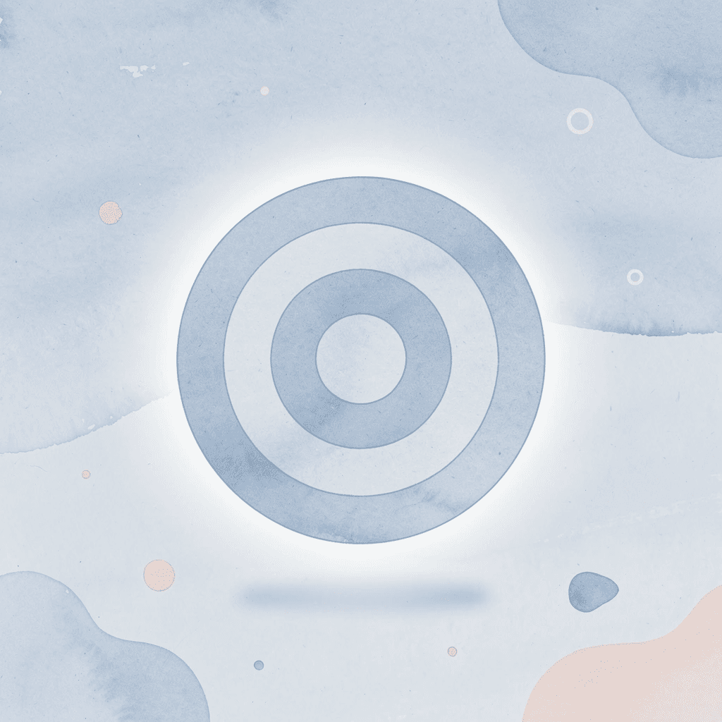  Target icon representing accessible professional printing